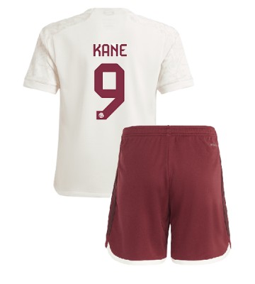Bayern Munich Harry Kane #9 Tredjedraktsett Barn 2023-24 Kortermet (+ Korte bukser)